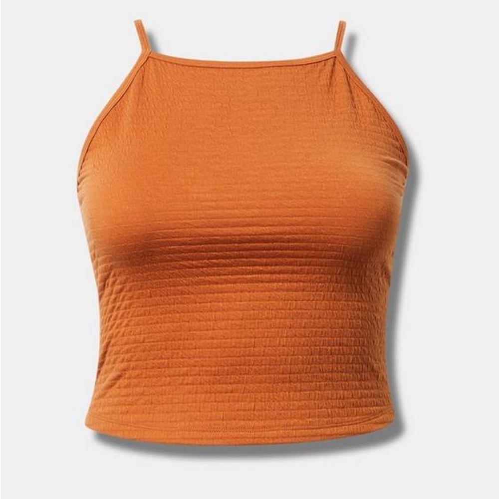 Torrid goddess neck crop top
